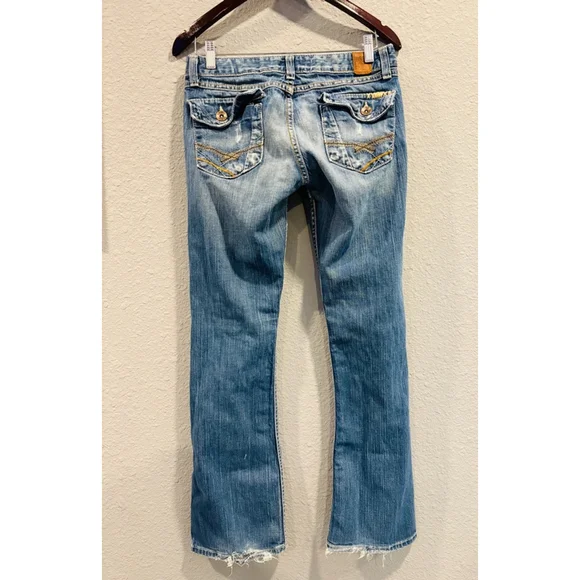 Rock & Roll Cowgirl Mid-Rise Bootcut Jeans, Size 32x32 - Picture 4 of 9